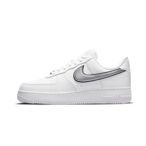 Nike Air Force 1 Low Essential White Metallic Silver Nike Air Force 1 Low Essential White Metallic Silver