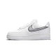Nike Air Force 1 Low Essential White Metallic Silver Nike Air Force 1 Low Essential White Metallic Silver