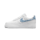 Nike Air Force 1 Low '07 Essential White Worn Blue Paisley Nike Air Force 1 Low '07 Essential White Worn Blue Paisley