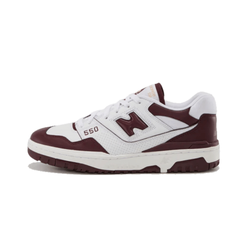 New Balance 550 White Burgundy New Balance 550 White Burgundy