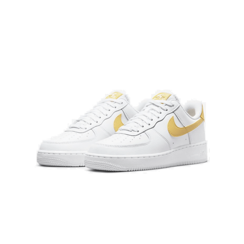 Nike Air Force 1 Low ‘07 White Saturn Gold Nike Air Force 1 Low ‘07 White Saturn Gold