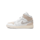 Air Jordan 1 Mid SE Craft Inside Out White Grey Air Jordan 1 Mid SE Craft Inside Out White Grey