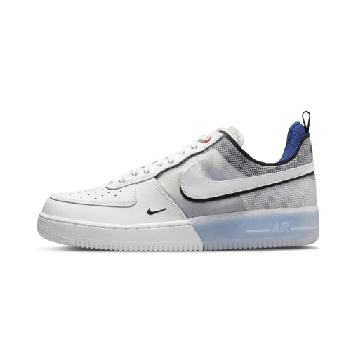Nike Air Force 1 Low React Split White Photo Blue Nike Air Force 1 Low React Split White Photo Blue