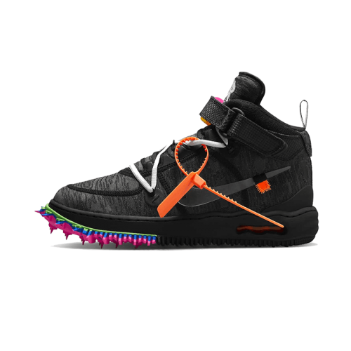 Nike Air Force 1 Mid Off-White Clear Black Nike Air Force 1 Mid Off-White Clear Black