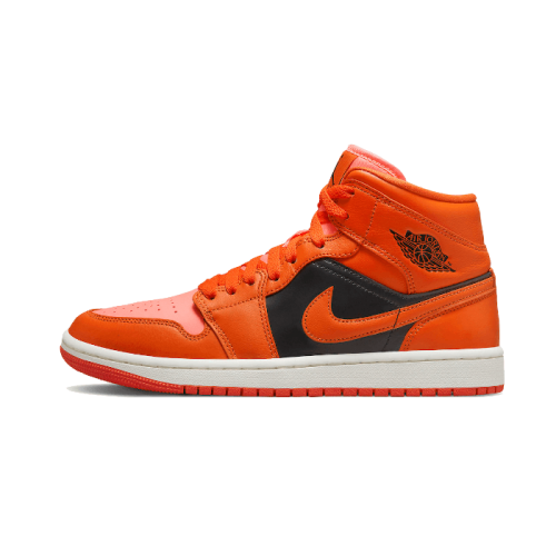 Air Jordan 1 Mid Orange Black Air Jordan 1 Mid Orange Black