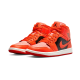 Air Jordan 1 Mid Orange Black Air Jordan 1 Mid Orange Black