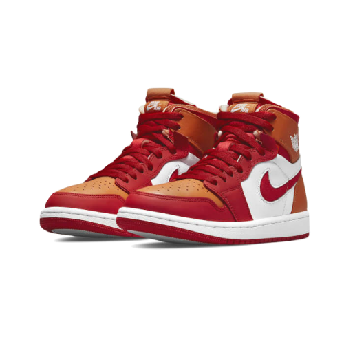 Air Jordan 1 High Zoom Air CMFT Fire Red Hot Curry Air Jordan 1 High Zoom Air CMFT Fire Red Hot Curry