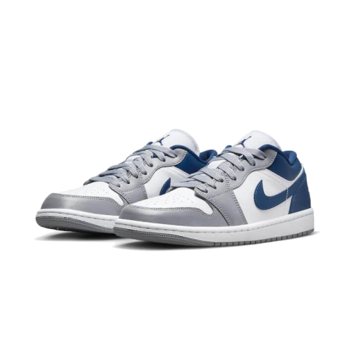 Air Jordan 1 Low White Grey Blue Air Jordan 1 Low White Grey Blue