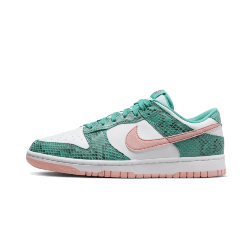 Nike Dunk Low Snakeskin Washed Teal Bleached Coral Nike Dunk Low Snakeskin Washed Teal Bleached Coral