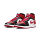 Air Jordan 1 Mid White Bred Toe Air Jordan 1 Mid White Bred Toe