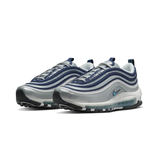 Nike Air Max 97 Metallic Silver Blue Nike Air Max 97 Metallic Silver Blue
