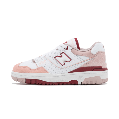 New Balance 550 White Scarlet Pink New Balance 550 White Scarlet Pink