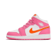 Air Jordan 1 Mid Pinksicle Safety Orange Air Jordan 1 Mid Pinksicle Safety Orange