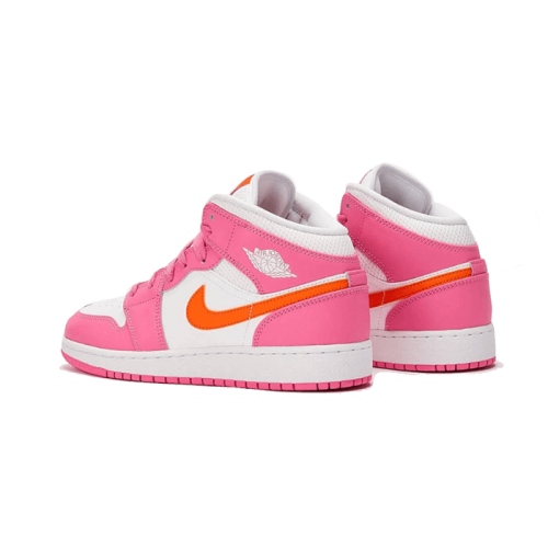 Air Jordan 1 Mid Pinksicle Safety Orange Air Jordan 1 Mid Pinksicle Safety Orange