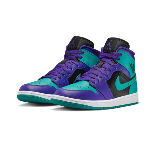 Air Jordan 1 Mid Black Grape Air Jordan 1 Mid Black Grape