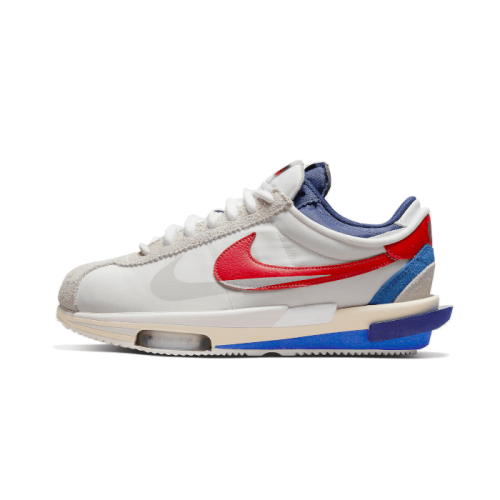 Nike Cortez 4.0 Sacai White University Red Blue Nike Cortez 4.0 Sacai White University Red Blue