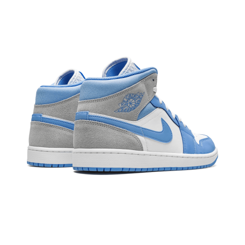 Air Jordan 1 Mid University Blue Grey Air Jordan 1 Mid University Blue Grey