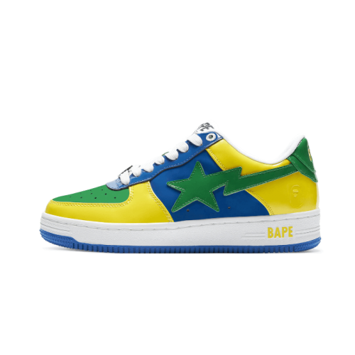 Bape Sta Low Blue Yellow Bape Sta Low Blue Yellow