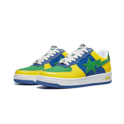Bape Sta Low Blue Yellow Bape Sta Low Blue Yellow