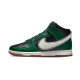 Nike Dunk High Chenille Swoosh Black Green Nike Dunk High Chenille Swoosh Black Green
