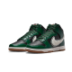 Nike Dunk High Chenille Swoosh Black Green Nike Dunk High Chenille Swoosh Black Green