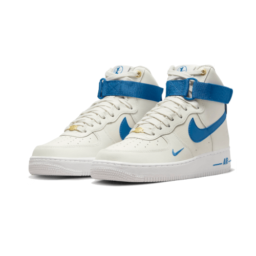 Nike Air Force 1 High 40th Anniversary White Blue Nike Air Force 1 High 40th Anniversary White Blue