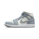 Air Jordan 1 Mid Grey Sail Air Jordan 1 Mid Grey Sail