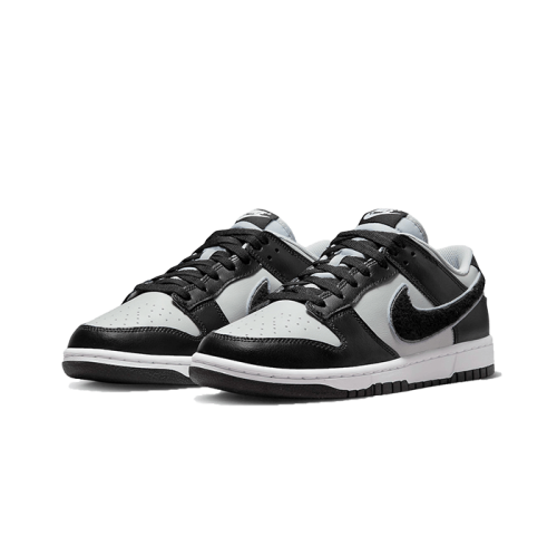 Nike Dunk Low Chenille Swoosh Grey Black Nike Dunk Low Chenille Swoosh Grey Black