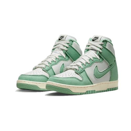 Nike Dunk High 1985 Enamel Green Denim Nike Dunk High 1985 Enamel Green Denim