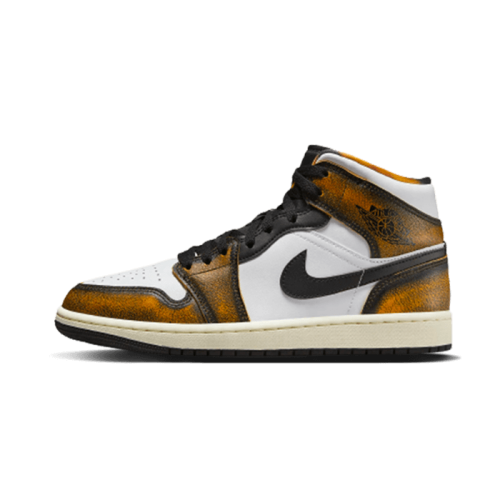 Air Jordan 1 Mid SE Orange Wear-Away Air Jordan 1 Mid SE Orange Wear-Away