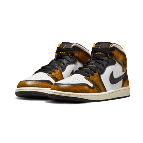 Air Jordan 1 Mid SE Orange Wear-Away Air Jordan 1 Mid SE Orange Wear-Away