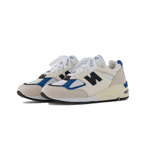 New Balance 990 v2 Made In USA White Blue New Balance 990 v2 Made In USA White Blue