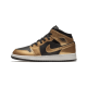 Air Jordan 1 Mid Metallic Gold
