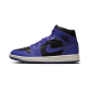 Air Jordan 1 Mid Purple Black Air Jordan 1 Mid Purple Black