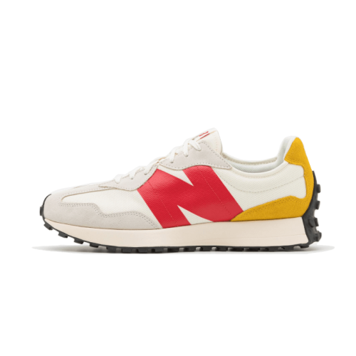 New Balance 327 Cream Yellow Red New Balance 327 Cream Yellow Red