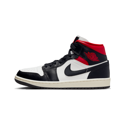 Air Jordan 1 Mid Black Gym Red Air Jordan 1 Mid Black Gym Red