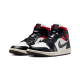 Air Jordan 1 Mid Black Gym Red Air Jordan 1 Mid Black Gym Red