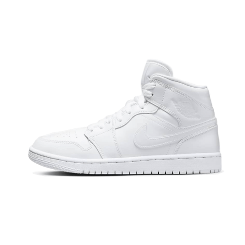 Air Jordan 1 Mid Triple White Patent Swoosh Air Jordan 1 Mid Triple White Patent Swoosh