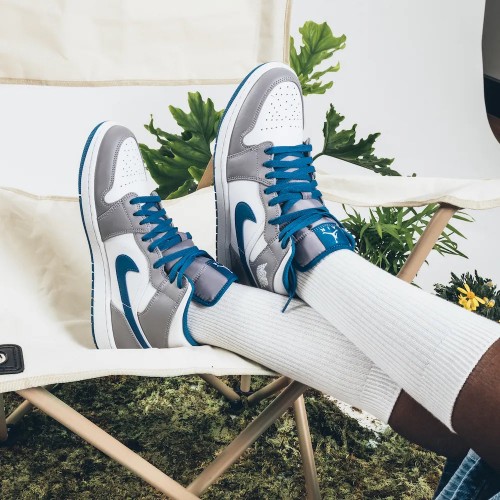 Air Jordan 1 Mid True Blue Air Jordan 1 Mid True Blue