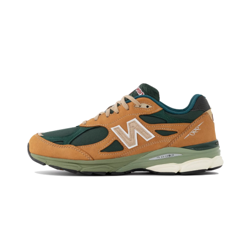 New Balance 990 V3 Made In USA Brown Olive New Balance 990 V3 Made In USA Brown Olive