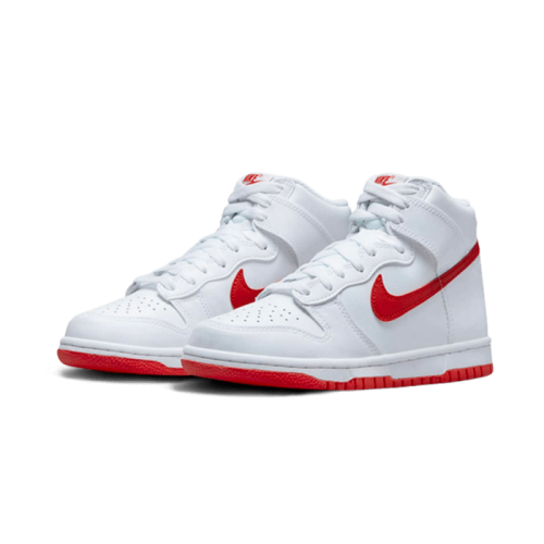 Nike Dunk High White Picante Red Nike Dunk High White Picante Red