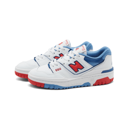 New Balance 550 White True Red New Balance 550 White True Red