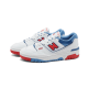 New Balance 550 White True Red New Balance 550 White True Red