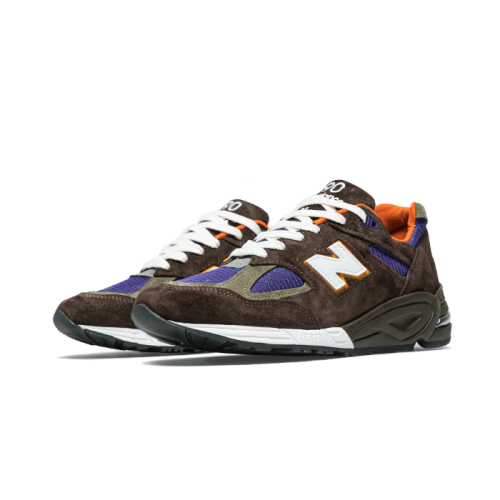 New Balance 990 V2 Made In Usa Brown Purple New Balance 990 V2 Made In Usa Brown Purple