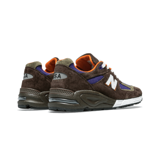 New Balance 990 V2 Made In Usa Brown Purple New Balance 990 V2 Made In Usa Brown Purple