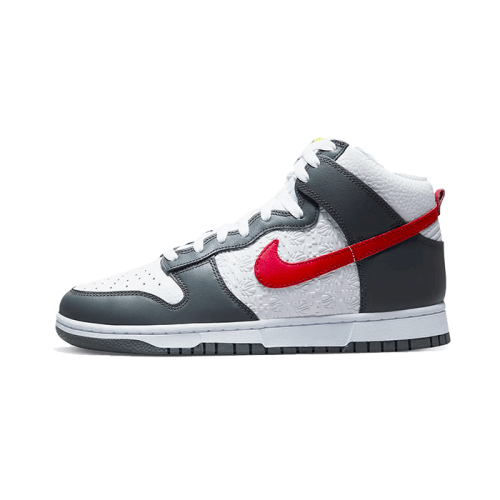 Nike Dunk High Embossed Basketball Grey Red Nike Dunk High Embossed Basketball Grey Red