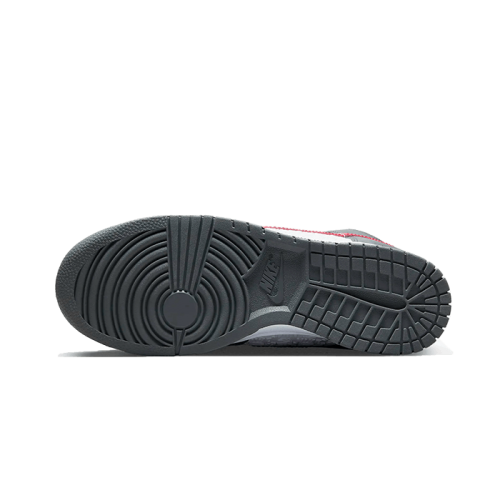 Nike Dunk High Embossed Basketball Grey Red Nike Dunk High Embossed Basketball Grey Red