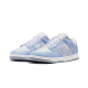 Nike Dunk Low White Blue Airbrush Nike Dunk Low White Blue Airbrush