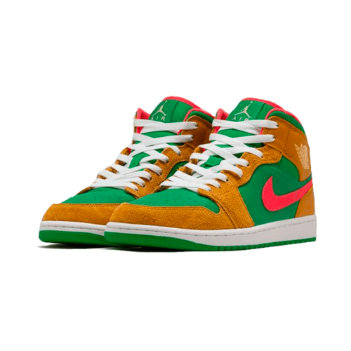 Air Jordan 1 Mid Wheat Watermelon Air Jordan 1 Mid Wheat Watermelon
