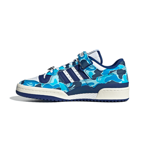 Adidas Forum 84 Low Bape 30th Anniversary Blue Camo Adidas Forum 84 Low Bape 30th Anniversary Blue Camo